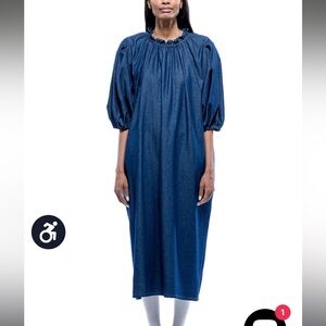 Toit volant moonrise 2.0 dark indigo denim dress XS/s